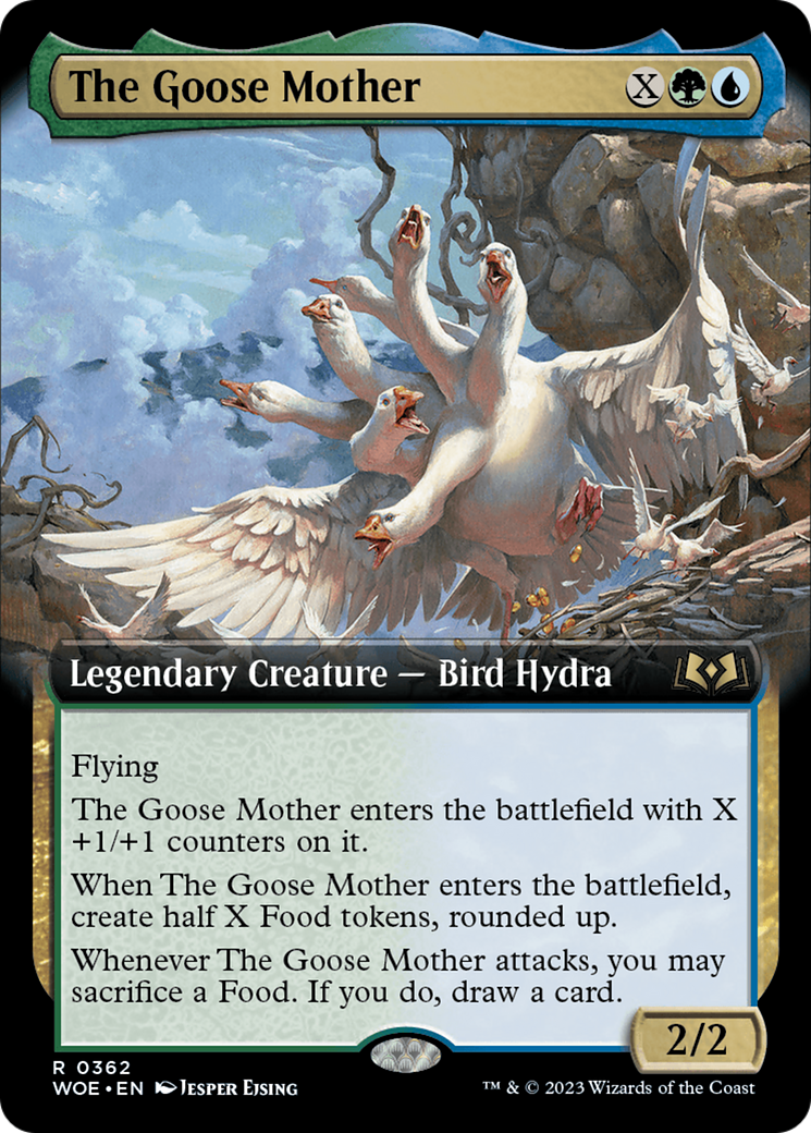 The Goose Mother (Extended Art) [Wilds of Eldraine] | Mindsight Gaming