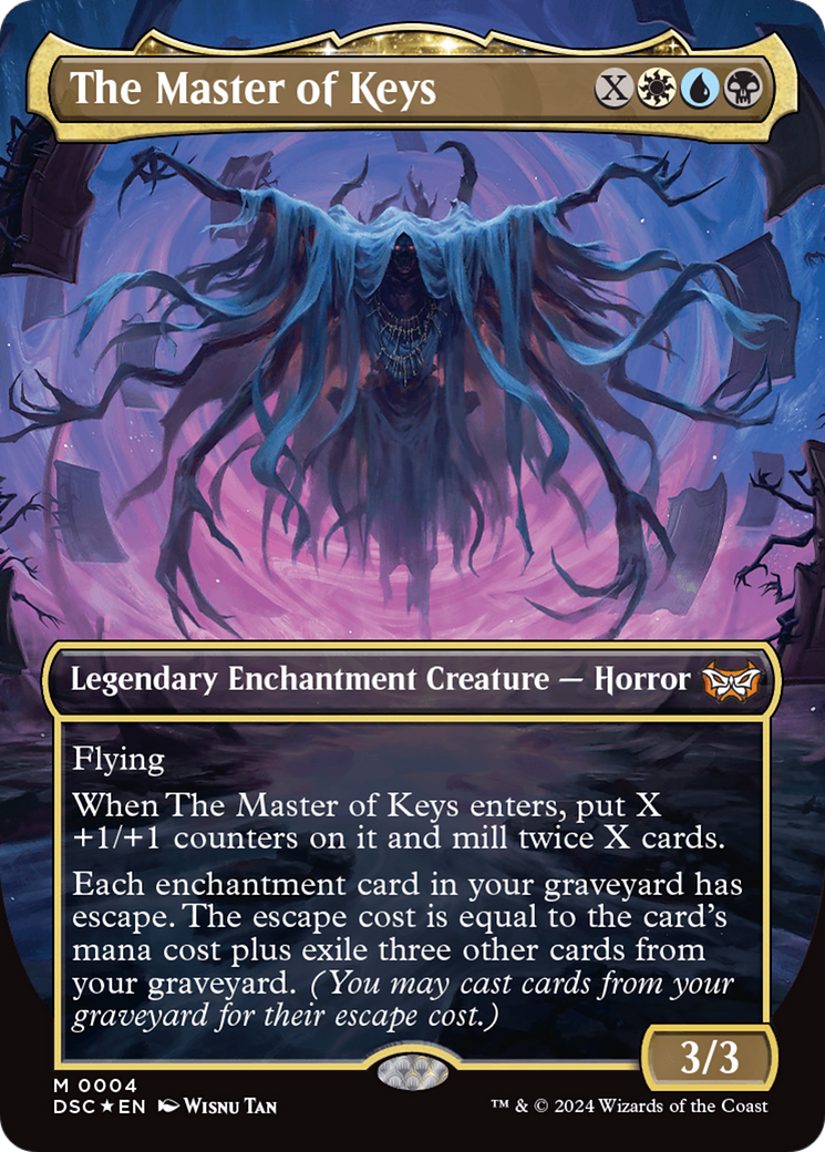 The Master of Keys (Borderless) [Duskmourn: House of Horror Commander] | Mindsight Gaming