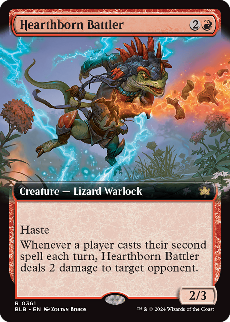 Hearthborn Battler (Extended Art) [Bloomburrow] | Mindsight Gaming