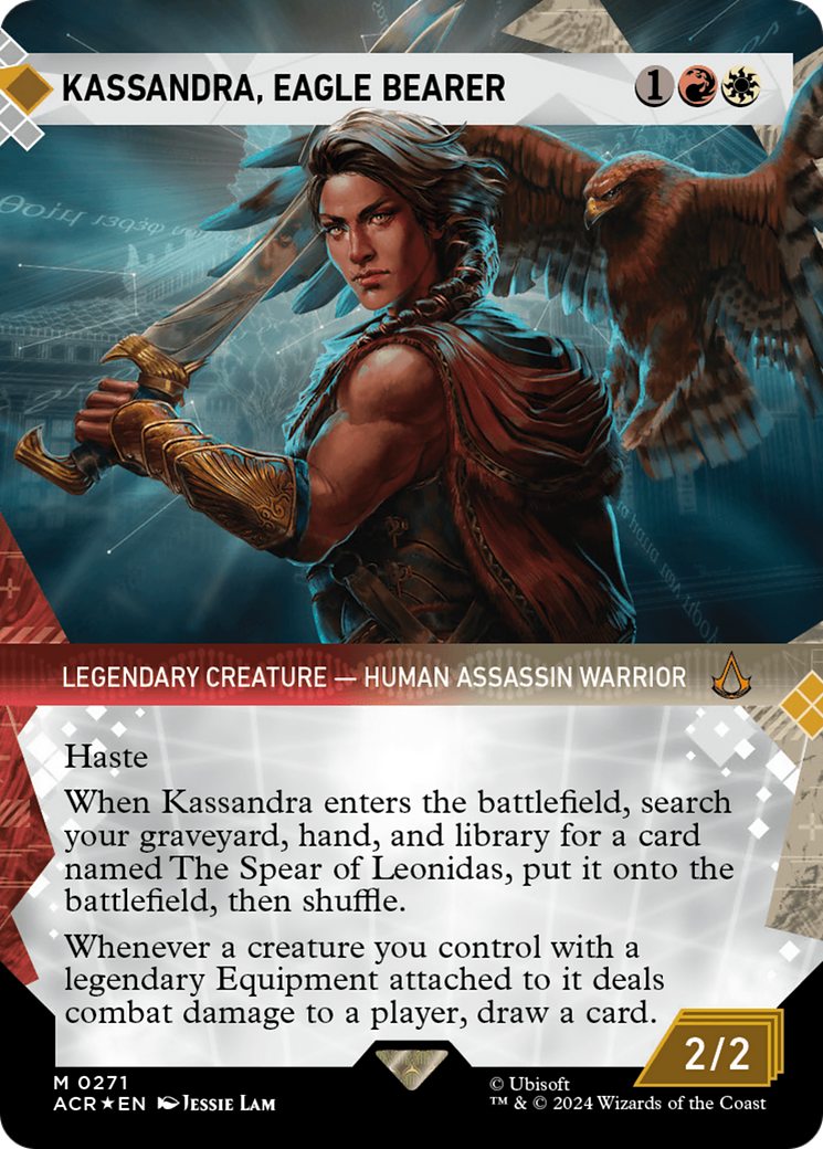 Kassandra, Eagle Bearer (Showcase) (Textured Foil) [Assassin's Creed] | Mindsight Gaming