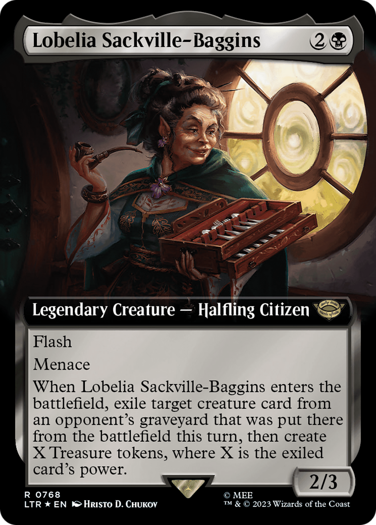 Lobelia Sackville-Baggins (Extended Art) (Surge Foil) [The Lord of the Rings: Tales of Middle-Earth] | Mindsight Gaming