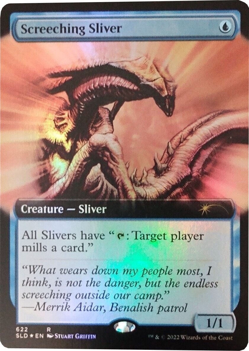 Screeching Sliver (Extended Art) [Secret Lair Drop Promos] | Mindsight Gaming