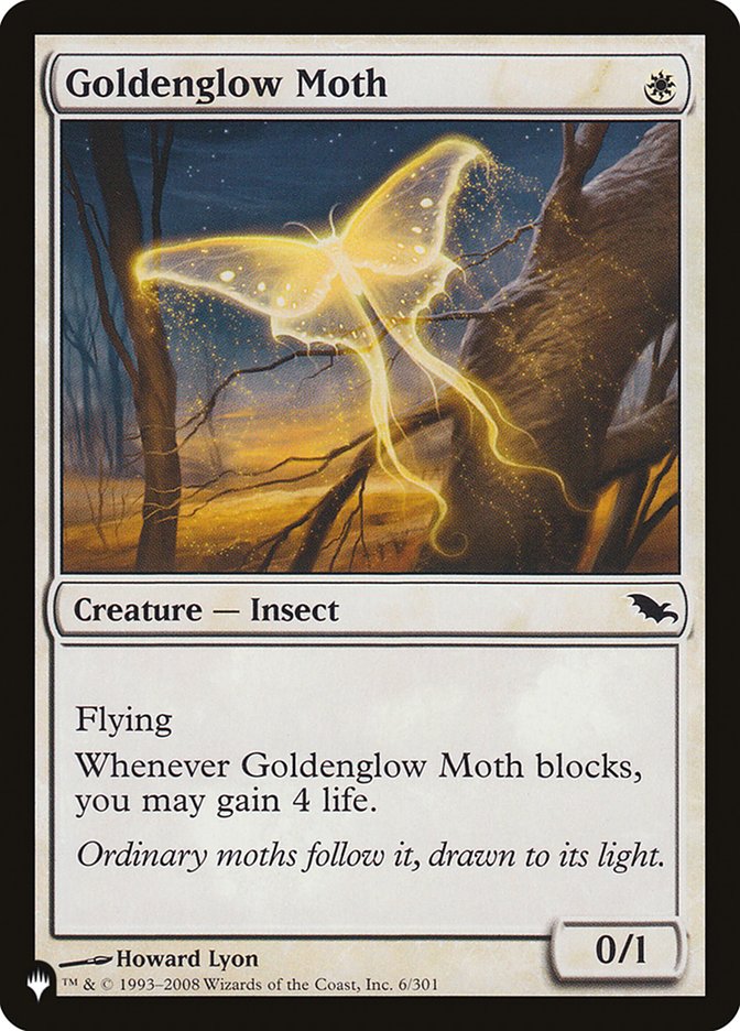 Goldenglow Moth [The List] | Mindsight Gaming