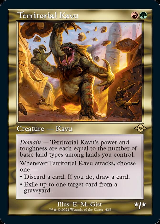 Territorial Kavu (Retro Foil Etched) [Modern Horizons 2] | Mindsight Gaming