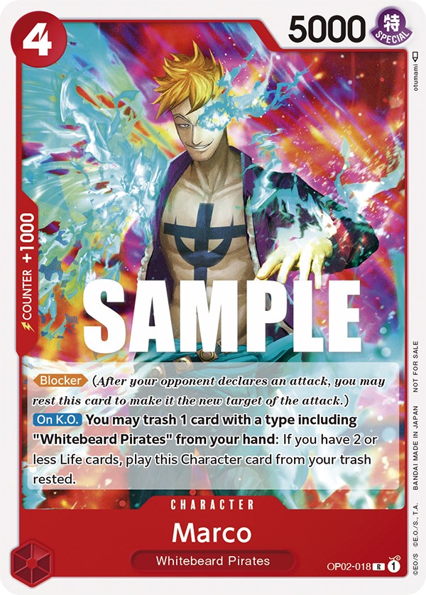 Marco (Promotion Pack 2023) [One Piece Promotion Cards] | Mindsight Gaming