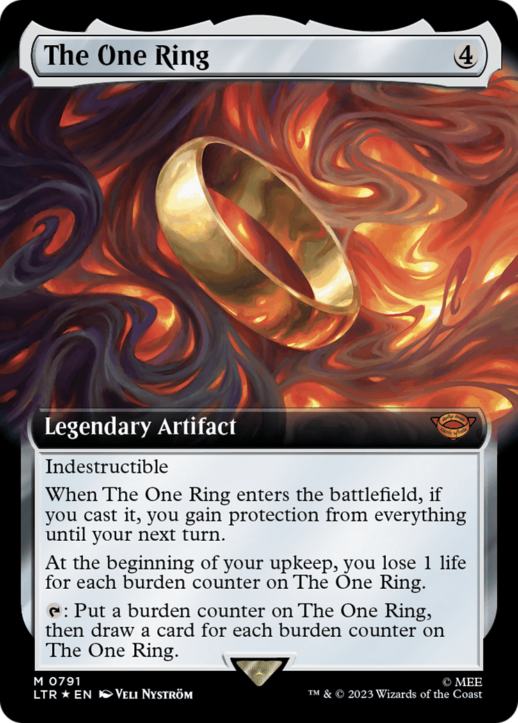 The One Ring (Extended Art) (Surge Foil) [The Lord of the Rings: Tales of Middle-Earth] | Mindsight Gaming