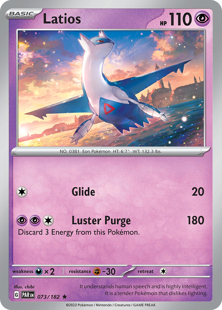 Latios (073/182) [Scarlet & Violet: Paradox Rift] | Mindsight Gaming