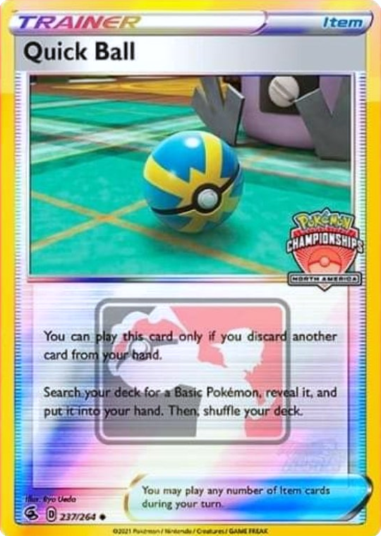 Quick Ball (237/264) (North America Championships Promo) [Sword & Shield: Fusion Strike] | Mindsight Gaming