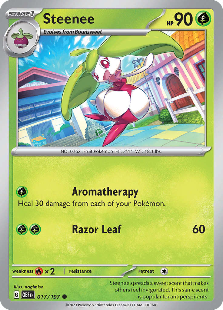 Steenee (017/197) [Scarlet & Violet: Obsidian Flames] | Mindsight Gaming