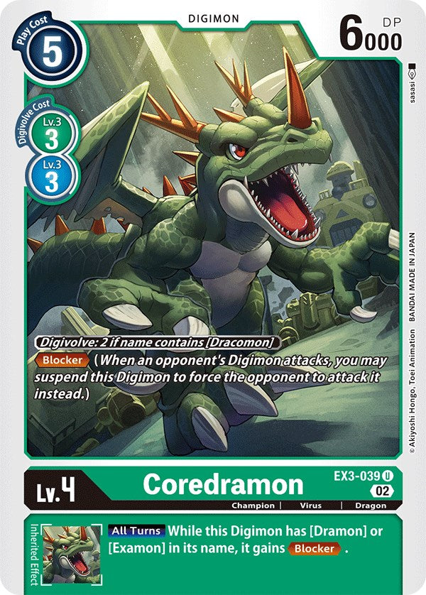 Coredramon [EX3-039] [Draconic Roar] | Mindsight Gaming