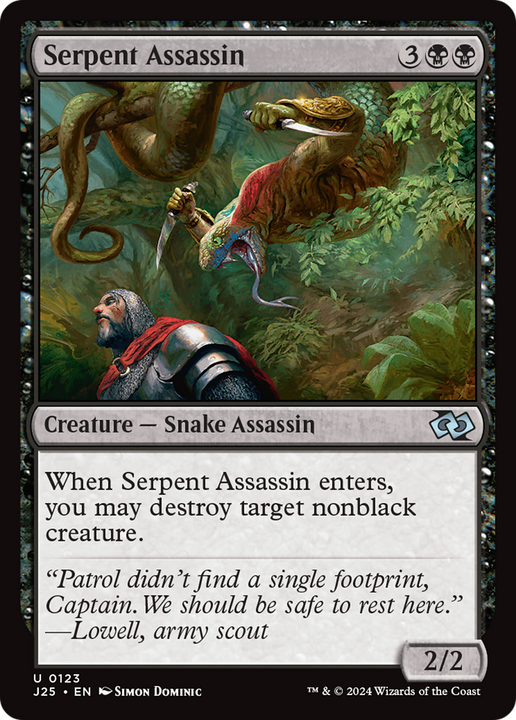 Serpent Assassin [Foundations Jumpstart] | Mindsight Gaming