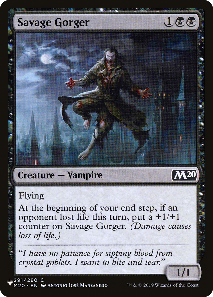 Savage Gorger [The List Reprints] | Mindsight Gaming