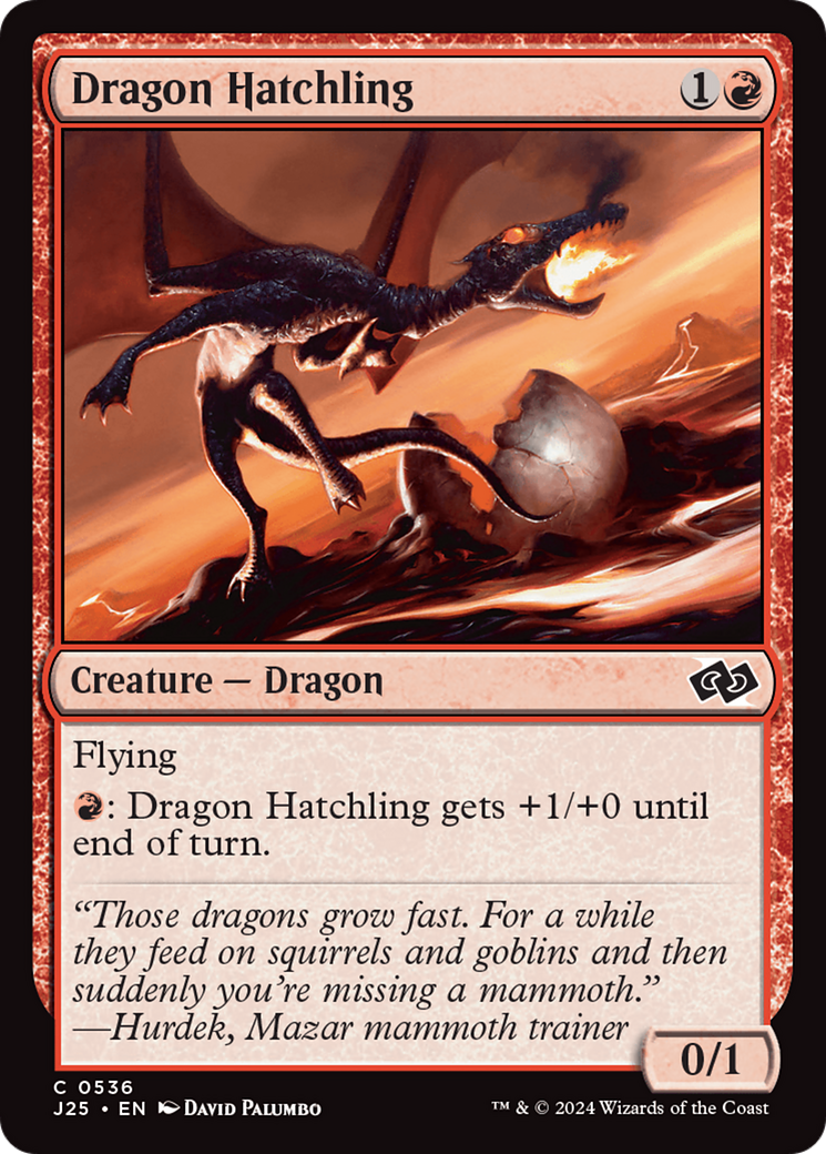 Dragon Hatchling [Foundations Jumpstart] | Mindsight Gaming