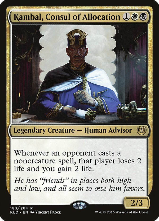 Kambal, Consul of Allocation [Kaladesh] | Mindsight Gaming