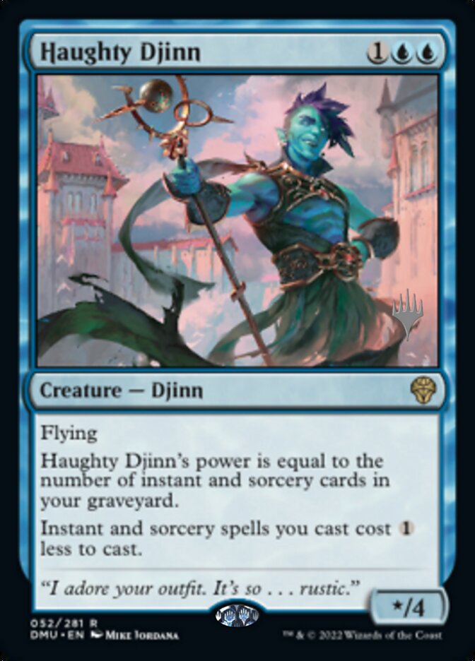 Haughty Djinn (Promo Pack) [Dominaria United Promos] | Mindsight Gaming