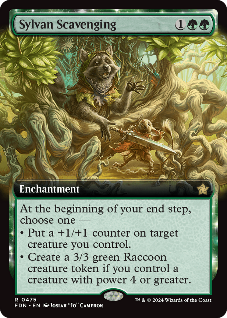 Sylvan Scavenging (Extended Art) [Foundations] | Mindsight Gaming