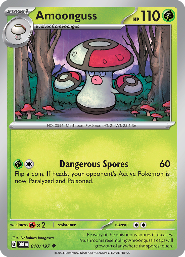 Amoonguss (010/197) [Scarlet & Violet: Obsidian Flames] | Mindsight Gaming