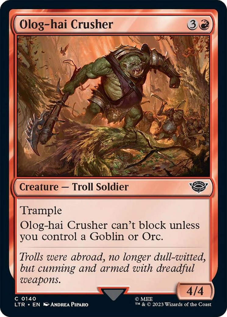 Olog-hai Crusher [The Lord of the Rings: Tales of Middle-Earth] | Mindsight Gaming