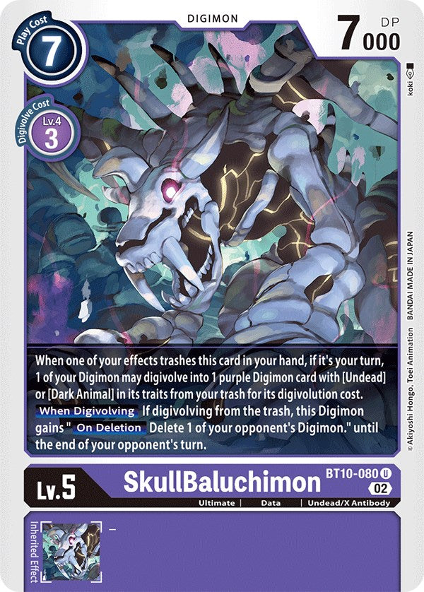 SkullBaluchimon [BT10-080] [Xros Encounter] | Mindsight Gaming