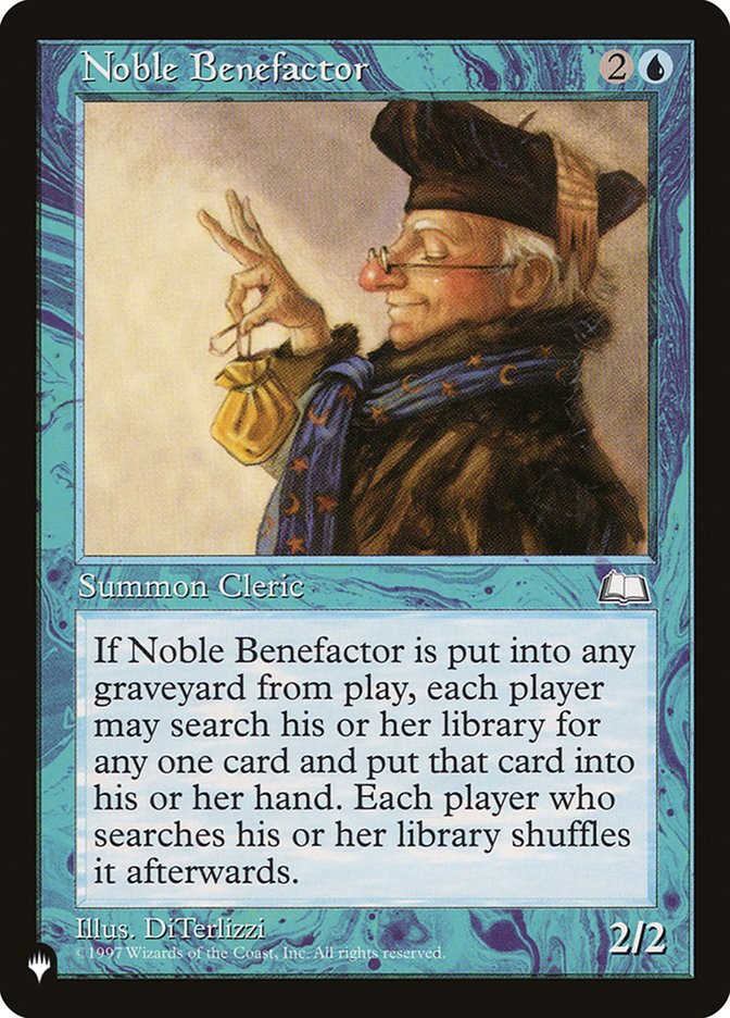 Noble Benefactor [The List] | Mindsight Gaming