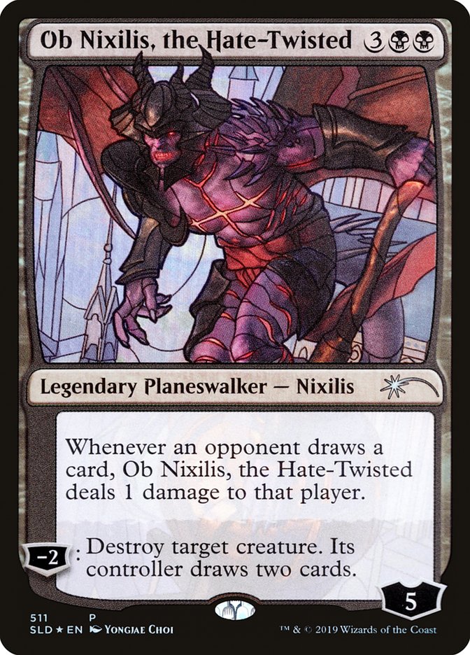 Ob Nixilis, the Hate-Twisted (Stained Glass) [Secret Lair Drop Promos] | Mindsight Gaming