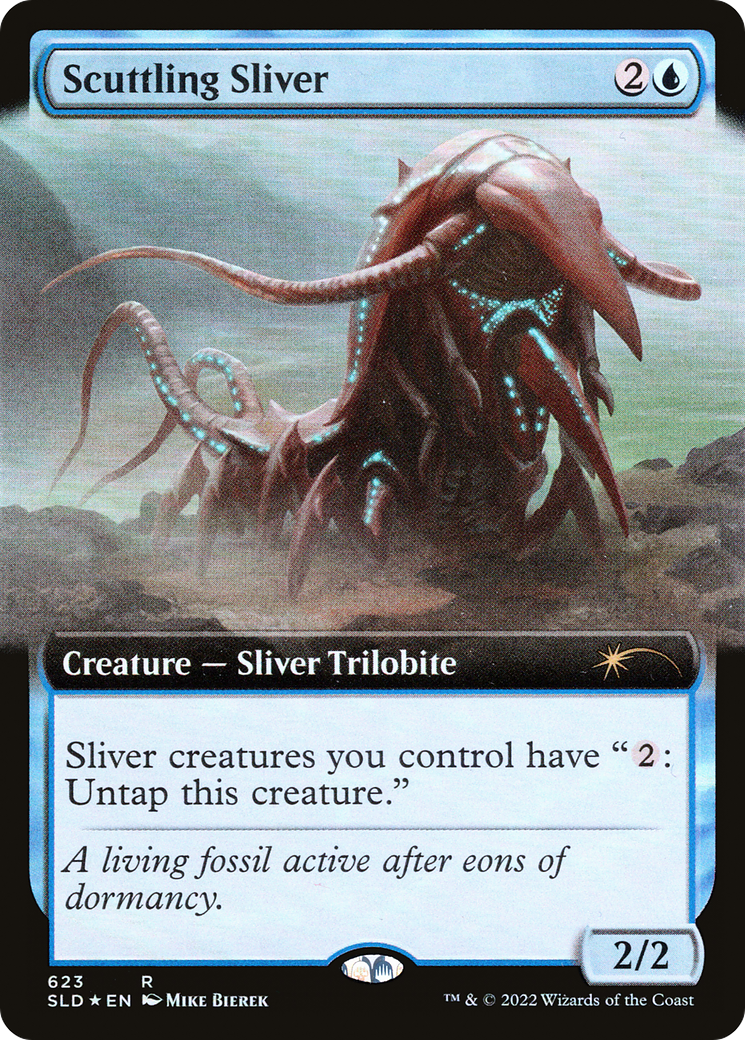 Scuttling Sliver (Extended Art) [Secret Lair Drop Promos] | Mindsight Gaming