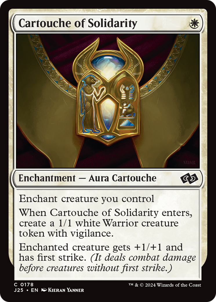 Cartouche of Solidarity [Foundations Jumpstart] | Mindsight Gaming