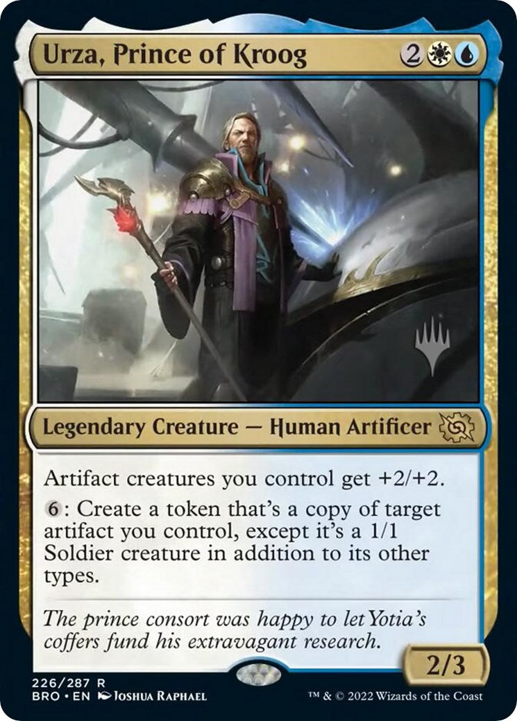 Urza, Prince of Kroog (Promo Pack) [The Brothers' War Promos] | Mindsight Gaming