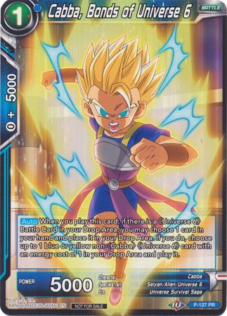 Cabba, Bonds of Universe 6 (Shop Tournament: Assault of Saiyans) (P-127) [Promotion Cards] | Mindsight Gaming