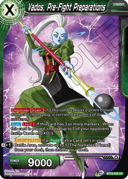 Vados, Pre-Fight Preparations (BT16-049) [Realm of the Gods] | Mindsight Gaming