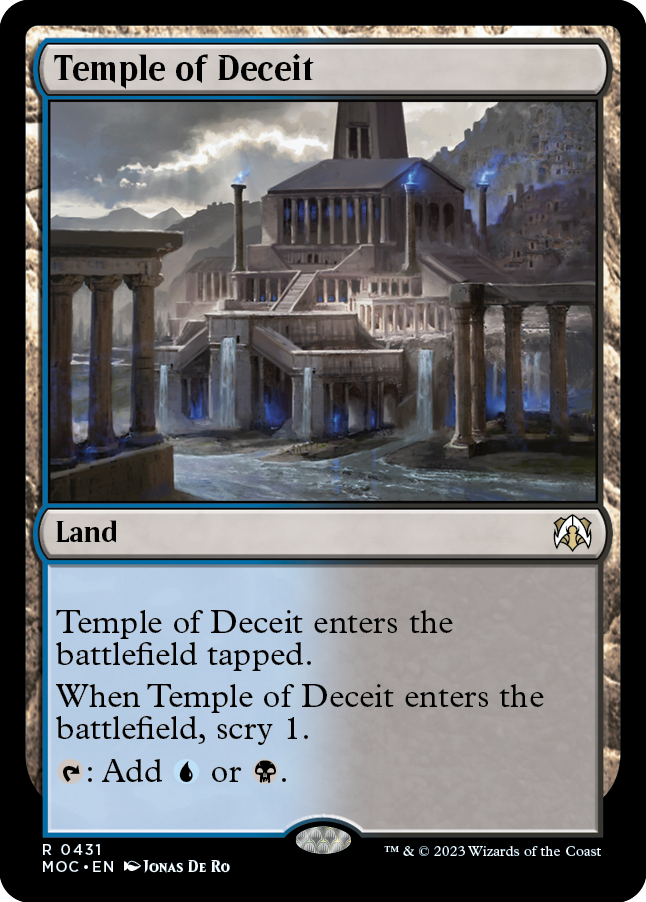 Temple of Deceit [March of the Machine Commander] | Mindsight Gaming