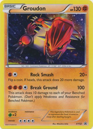 Groudon (XY52) (Jumbo Card) [XY: Black Star Promos] | Mindsight Gaming