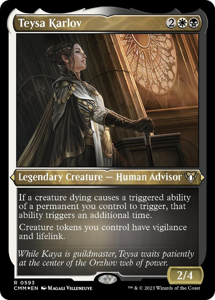 Teysa Karlov (Foil Etched) [Commander Masters] | Mindsight Gaming