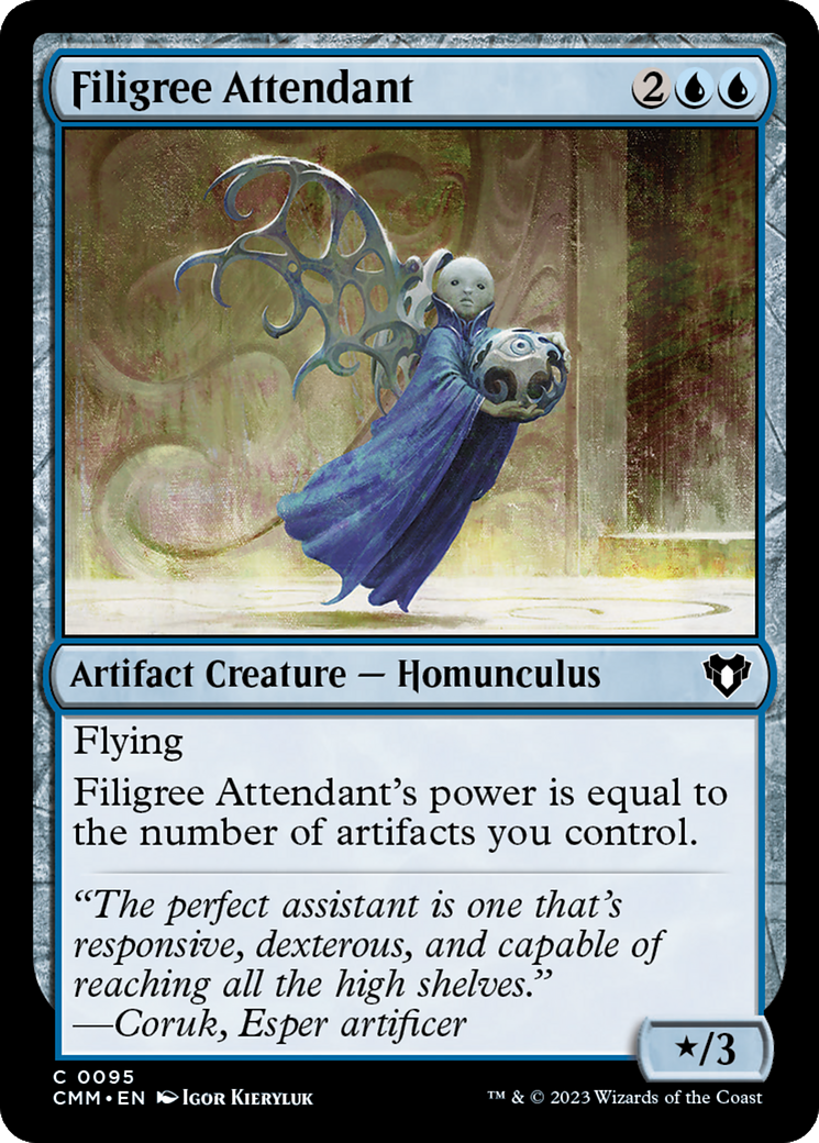 Filigree Attendant [Commander Masters] | Mindsight Gaming