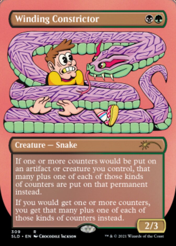 Winding Constrictor (Borderless) [Secret Lair Drop Series] | Mindsight Gaming