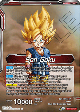 Son Goku // Son Goku, Pan, and Trunks, Space Adventurers (BT17-001) [Ultimate Squad] | Mindsight Gaming