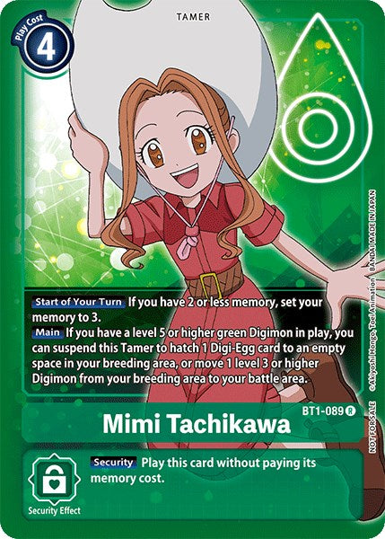 Mimi Tachikawa [BT1-089] (Official Tournament Pack Vol.3) [Release Special Booster Promos] | Mindsight Gaming