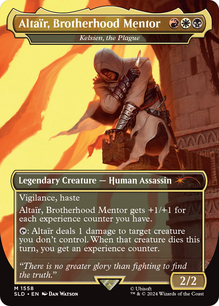 Altair, Brotherhood Mentor - Kelsien, the Plague (Rainbow Foil) [Secret Lair Drop Series] | Mindsight Gaming