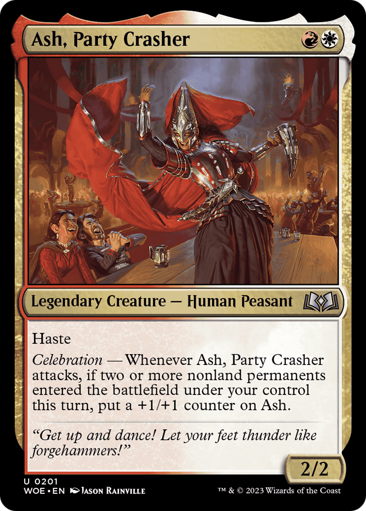 Ash, Party Crasher [Wilds of Eldraine] | Mindsight Gaming