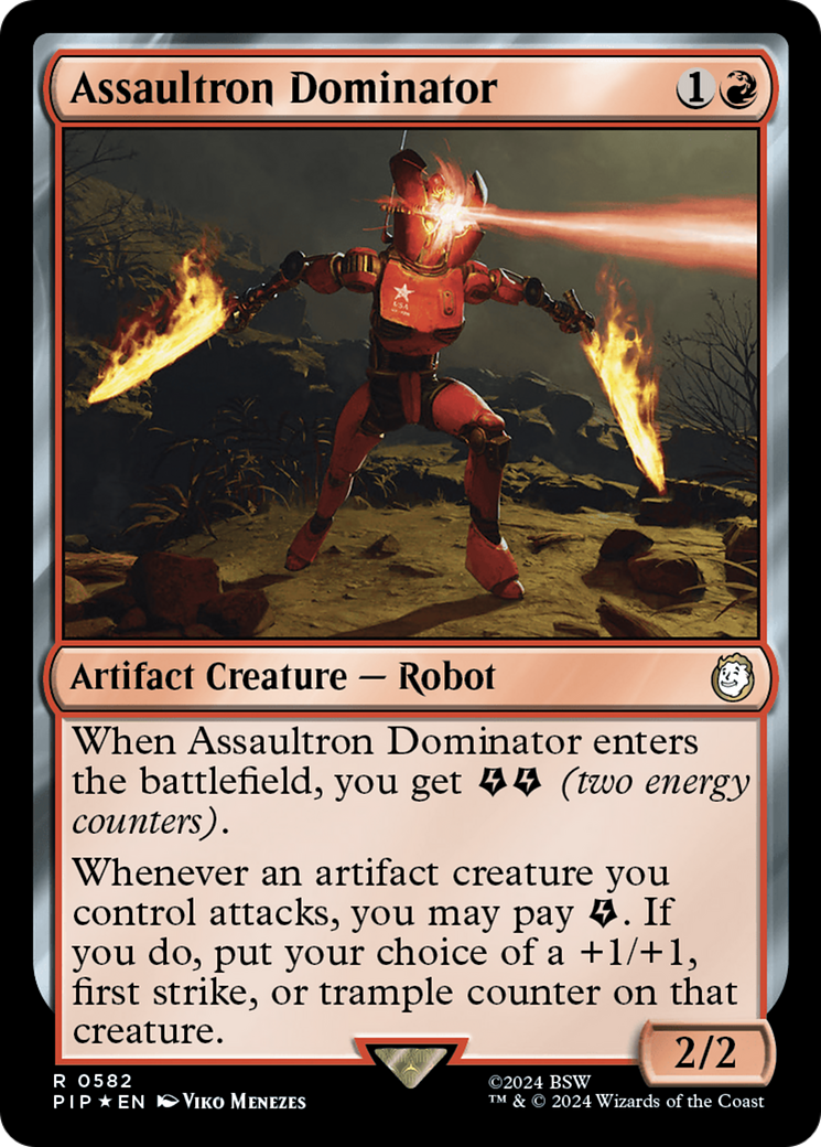 Assaultron Dominator (Surge Foil) [Fallout] | Mindsight Gaming