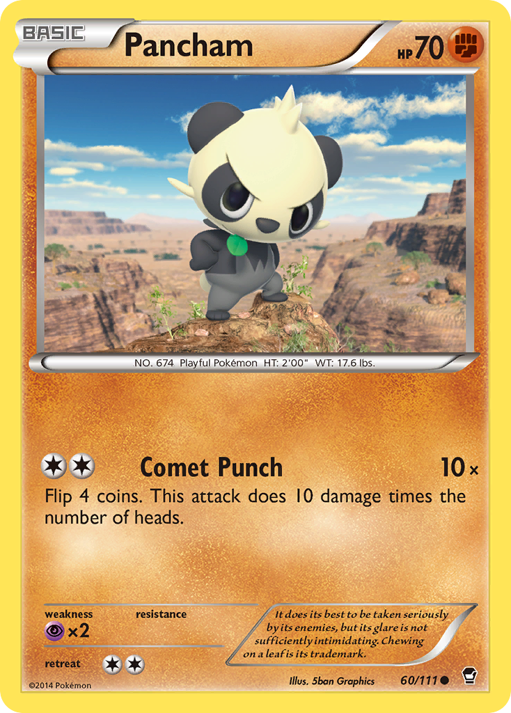 Pancham (60/111) [XY: Furious Fists] | Mindsight Gaming