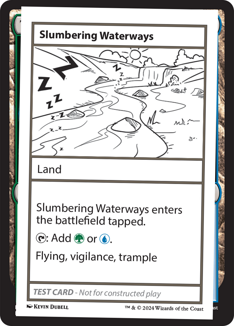 Slumbering Waterways [Mystery Booster 2 Playtest Cards] | Mindsight Gaming