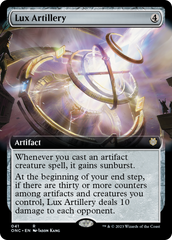 Lux Artillery (Extended Art) [Phyrexia: All Will Be One Commander] | Mindsight Gaming