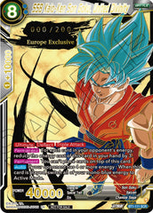 SSB Kaio-Ken Son Goku, United Divinity (European Zenkai Cup Top 16) (Serial Numbered) (BT1-111) [Tournament Promotion Cards] | Mindsight Gaming