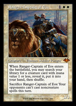 Ranger-Captain of Eos (Retro Foil Etched) [Modern Horizons] | Mindsight Gaming