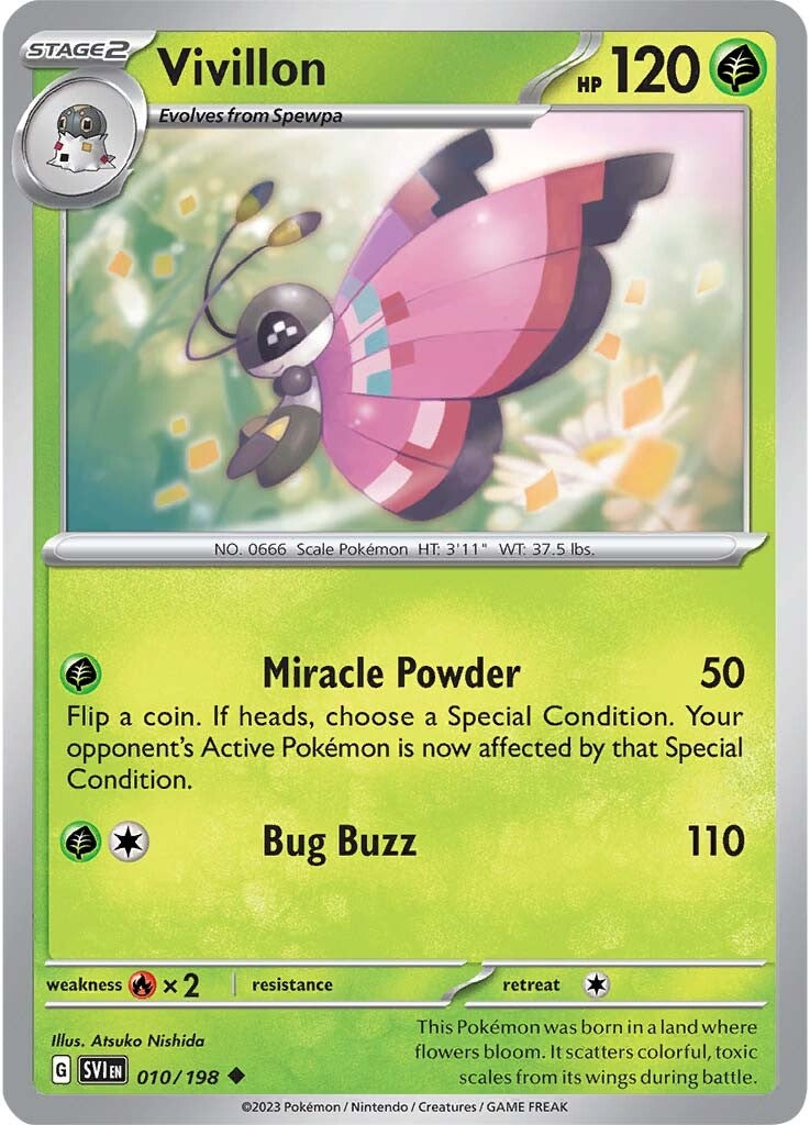 Vivillon (010/198) [Scarlet & Violet: Base Set] | Mindsight Gaming