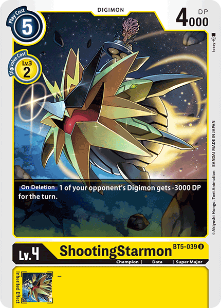 ShootingStarmon [BT5-039] [Battle of Omni] | Mindsight Gaming