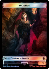 Warrior // Treasure (0060) Double-Sided Token (Surge Foil) [Doctor Who Tokens] | Mindsight Gaming