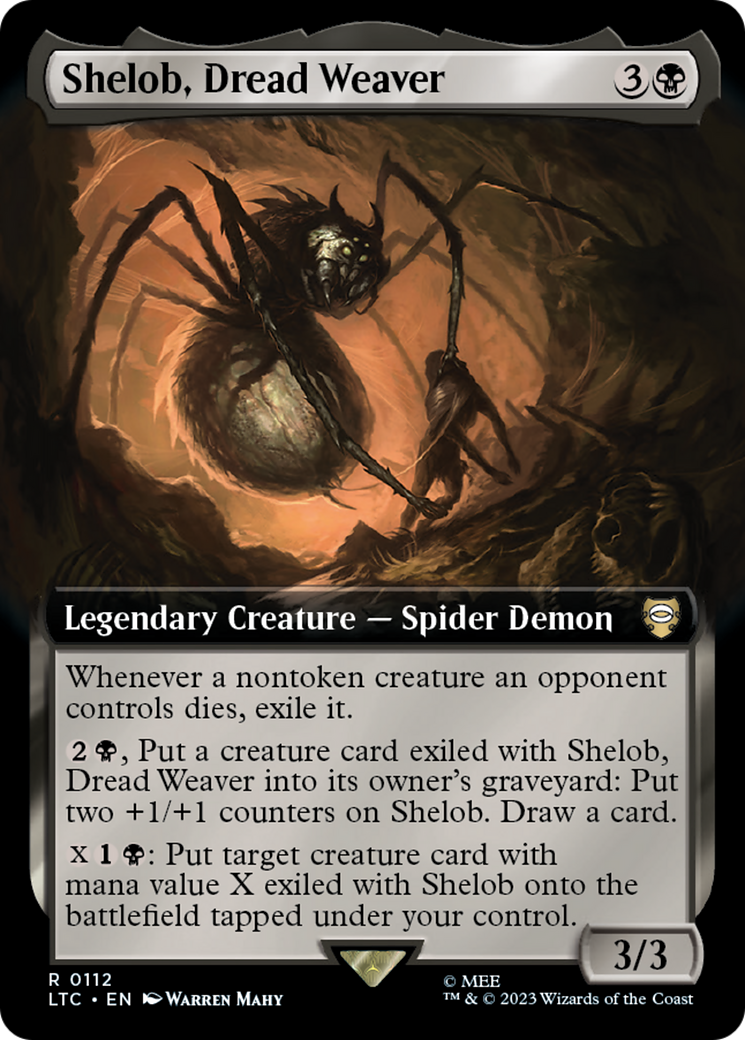 Shelob, Dread Weaver (Extended Art) [The Lord of the Rings: Tales of Middle-Earth Commander] | Mindsight Gaming