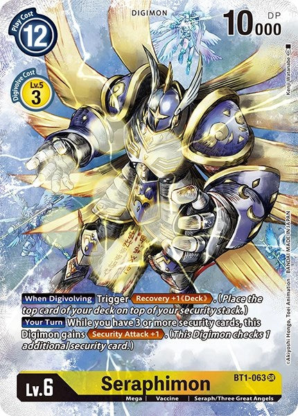 Seraphimon [BT1-063] (Alternate Art) [Dimensional Phase] | Mindsight Gaming